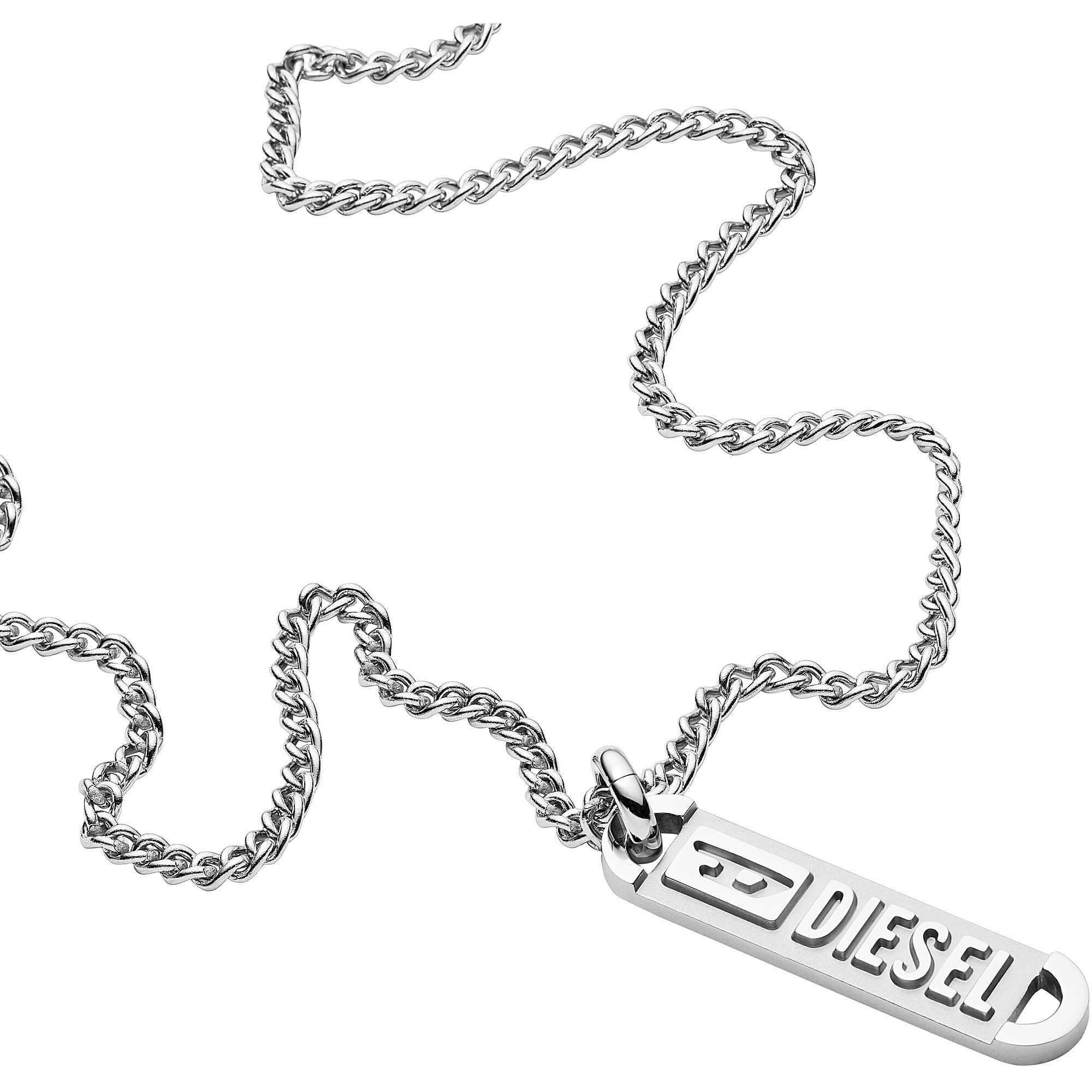 Stylový ocelový náhrdelník Diesel