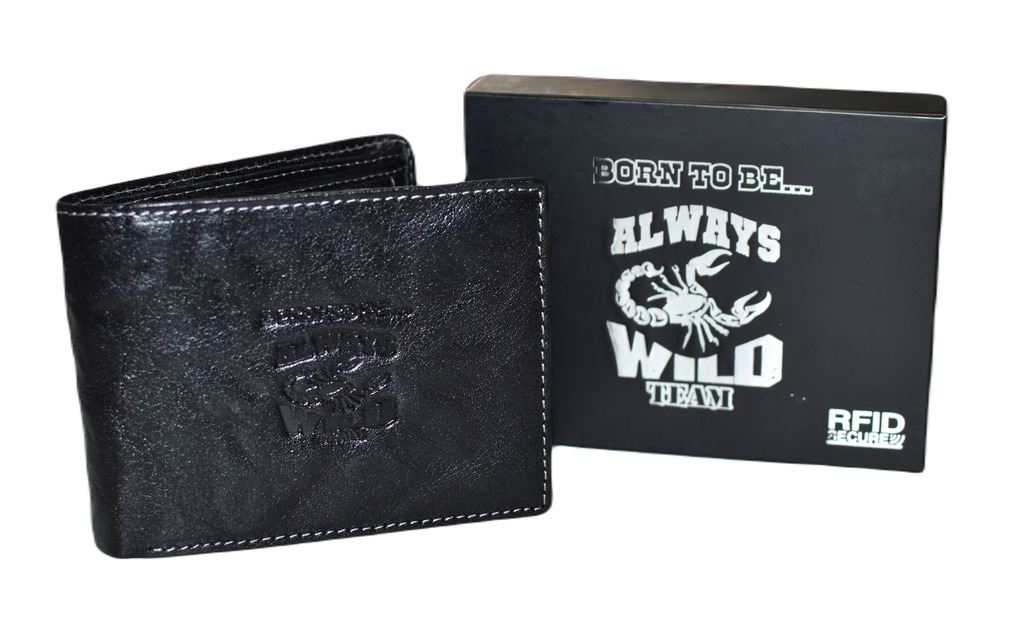 Pánská černá peněženka Always Wild
