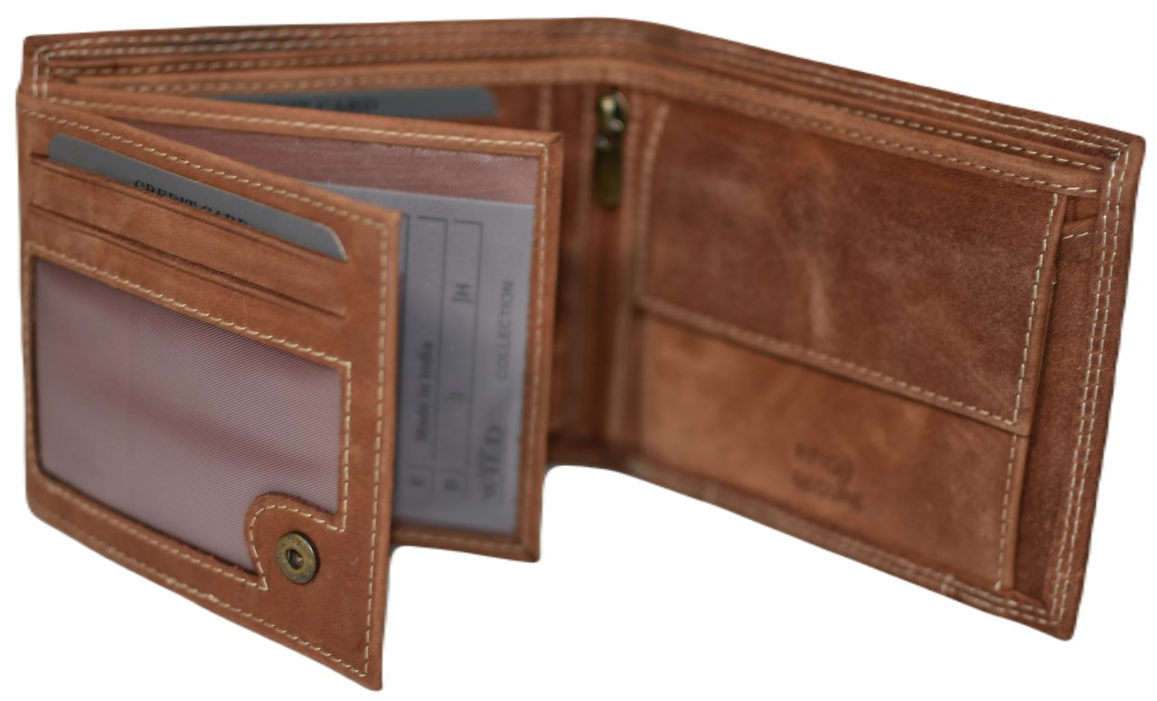 Pánská kožená peněženka ALWAYS WILD světle hnědá